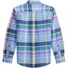 Polo Ralph Lauren Casual Shirt Plaid Flannel Collar Long Sleeve Kids Kids Shirts 323979315-003