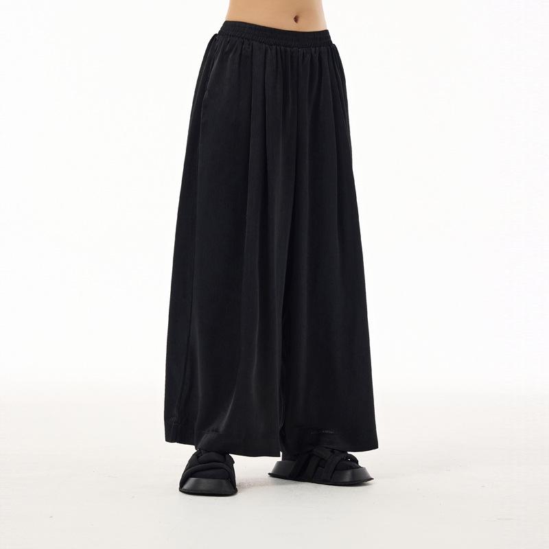 2026 Summer Hong Kong Style Yamamoto Casual Loose Wide-Leg Pants