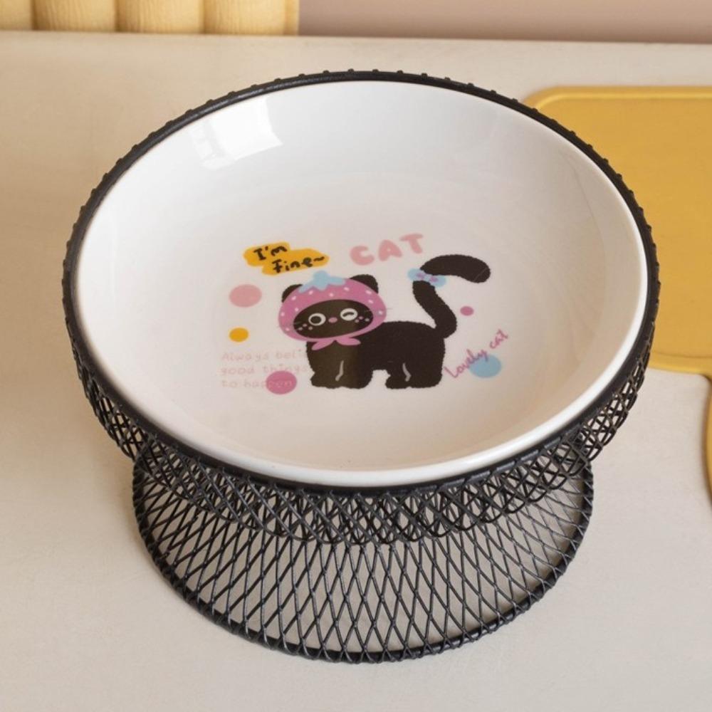 Non-Slip Elevated Pet Bowl No Spill with Stand Dog Water Bowl Large Capacity Cat Feeding Station Wet And Dry Food