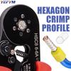 HSC8 6-6AR Electrician Crimping Pliers Set Upgraded Tubular Terminal Cold Crimping with Needle Clamp Wire Wiremappers