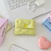 Gifts Quilted Coin Purse Diamond Shape Multifunctional ID Storage Bag Portable Storage Bags