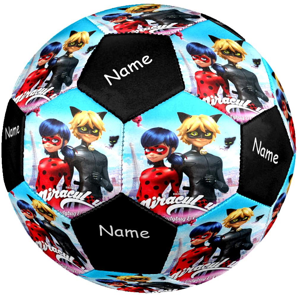 Custom Name Miraculous Theme Size 5 Soccer Ball, Suitable for Both Indoor and Outdoor Matches, a Gift Suitable for Everyone.