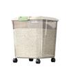 Wheeled Airtight 30-50 Jin Rice & Flour Storage Container - Insect & Moisture-Proof, Food Grade