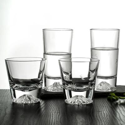 Glas Trinkbecher Fuji Berg Wasserbecher Glasbecher Ins Stil Whiskey Schneeberg Bodenbecher Vulkan Tasse Zuhause Luxus Trinkgeschirr