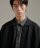 Blankroom Raglan Collar Cardigan_Black