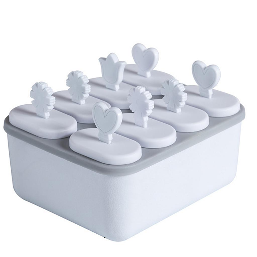 Reusable DIY Popsicle Stencis Ice Cream Stencil Ice Lolly Stick Ice Storage Box