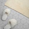 Vinyl Panel with Decor for Kitchen or Bathroom 100x50 Cm Hexagonal Leaves Pattern