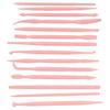 14PCS Set Plastic Crafts Clay Modeling Tool for Shaping and Sculpting Cake Embossing DecorPink