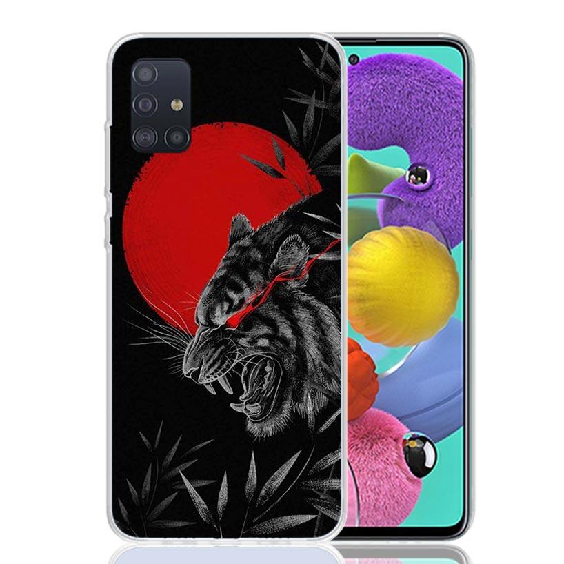 

Japanese Dark Dragon Tattoo Phone Case For Samsung Galaxy A52 A32 A22 A12 A02S A50S A30S A51 A31 AA71 Note 20 Ultra 10 S10 Plus Samsung A32 4G