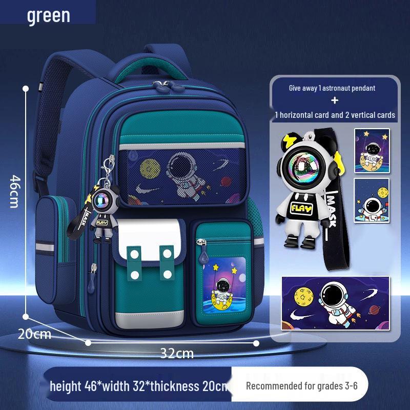 Ultraleichter Jungen-Rucksack mit Rückenstütze für die Klassen 1-6