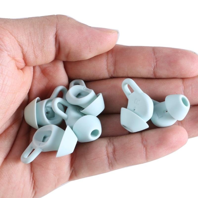 1 Set Set Vârfuri Silicon pentru Urechi pentru Căști Wireless Freelace pro2 Vârfuri Confortabil S/M/L/XL Mărime Inclusă