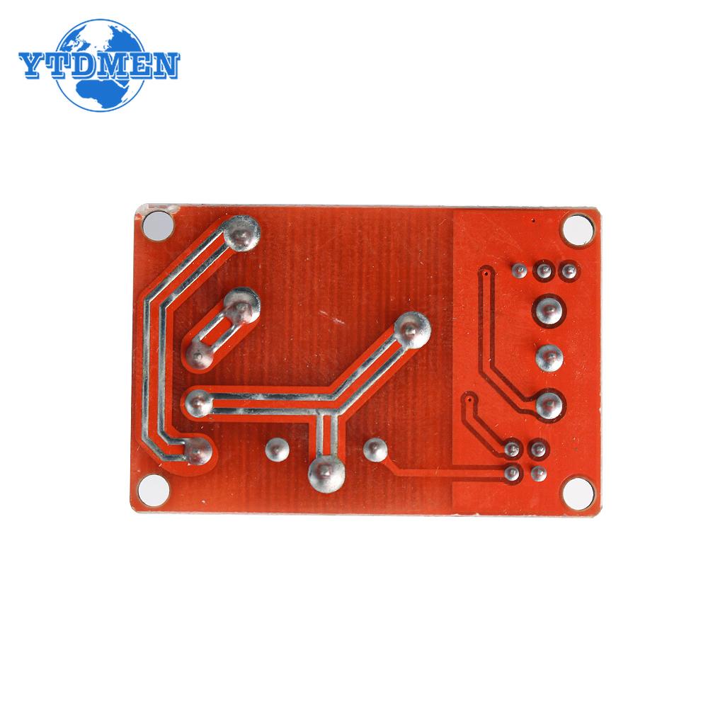 1 Stück 5V 12V Isolationsrelaismodul High/Low-Level-Trigger 30A 1-Kanal-Relaismodule mit Optokoppler-Isolation, für Arduino