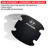 4PCS Car Door Handle Protection Sticker Emblem Car Decoration Styling For Hyundai I30 Tucson Veloster Kona I10 I35 Elantra Santa Fe Gadget