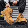 2026 New Men's British Style Boots - Outdoor Non-Slip Wear-Resistant Motorcycle Boots, Platform Elevator Work Boots