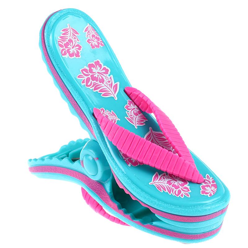 Plastic Beach Towels Clips For Sunbeds Sun Lounger Slipper Decorative Clothes Pegs Pins Large Size Drying Racks Retaining Clip