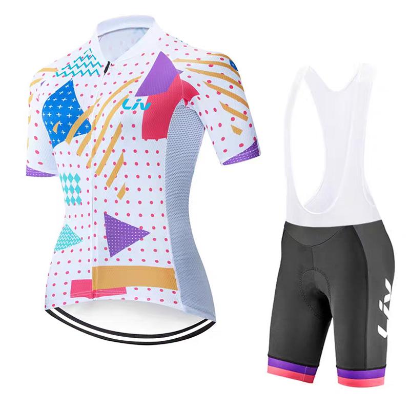 2026 Summer Cycling Suit Set Women's Road Cycling Sports Shirt Moisture Absorbing Cycling Jersey Cycling Bib Cycling Pants