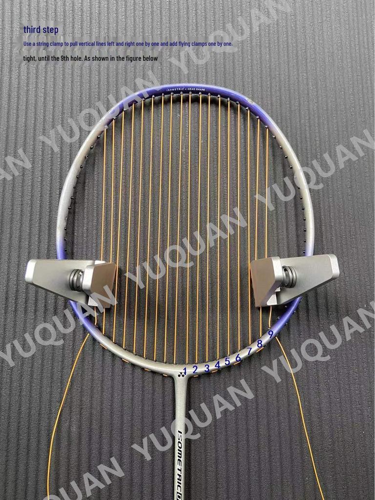 DIY Badminton Racket Stringing & Clamping Tool Set