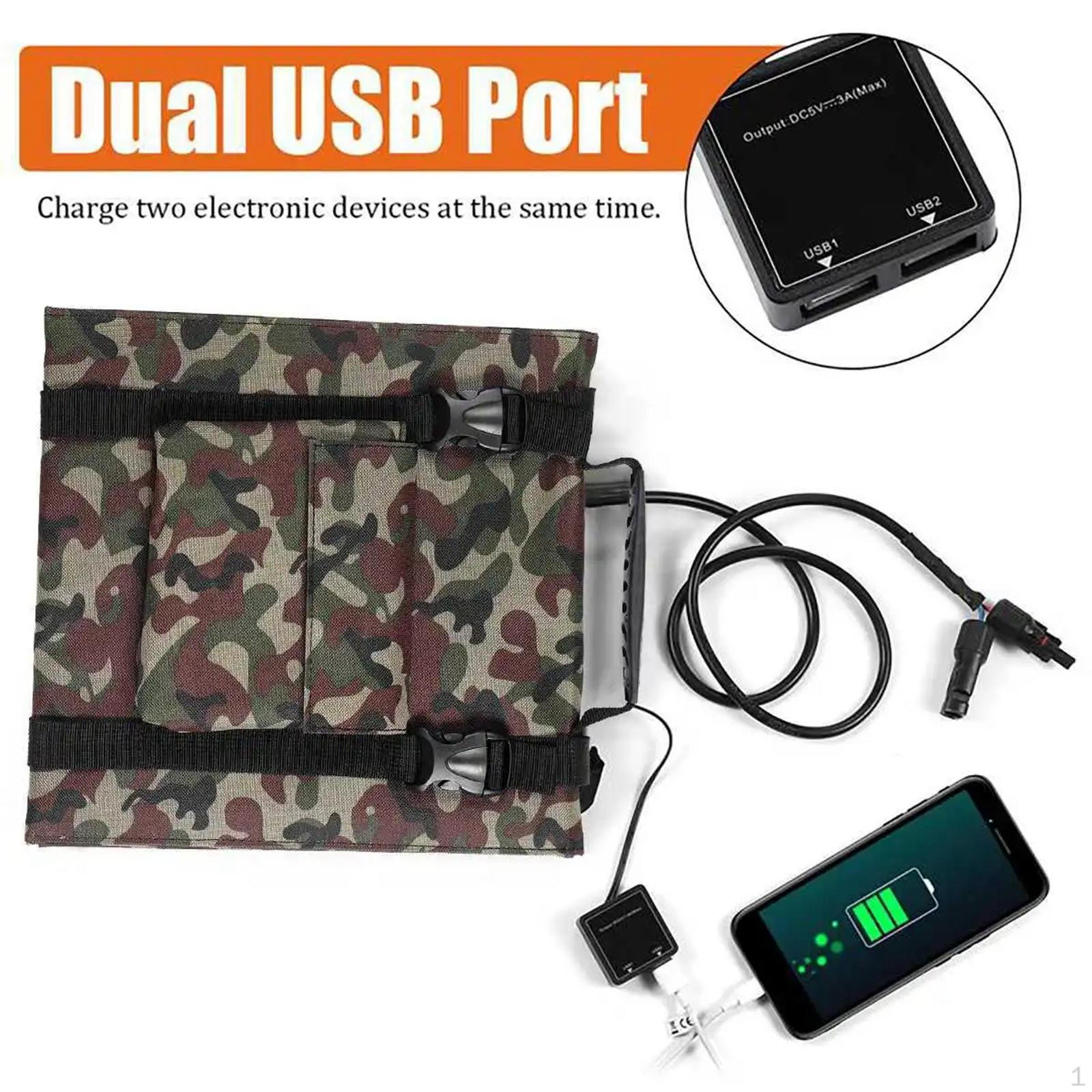 

Solar Panel Kit Portable Premium Folding Charging for Camp RV Camping