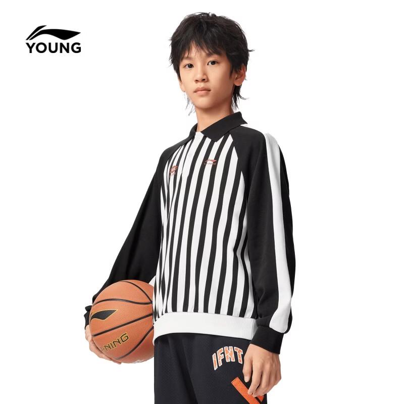 Li-Ning Youth Long Sleeve Loose Fit Sport Polo Shirt