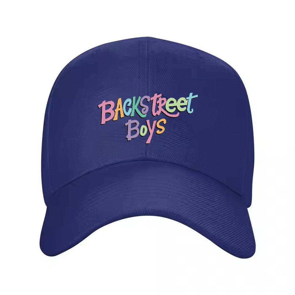 Backstreet Boys Letter Baseball Concert Cap Outdoor Retro Trucker Dad Hat Unisex Teens Casual Sunshade Snapback Polyester Cap