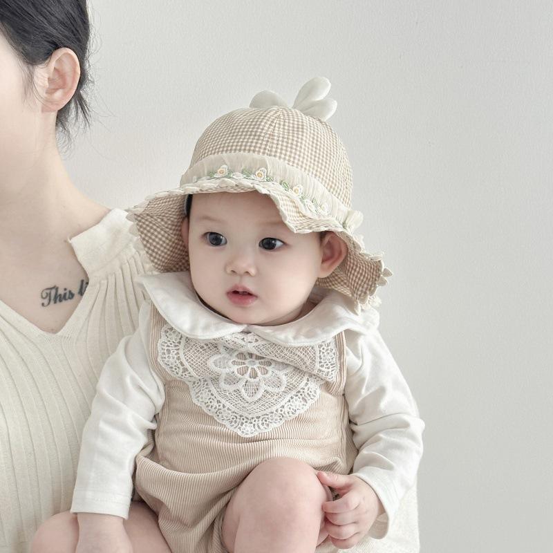 Baby Hat Spring and Autumn Cute Baby Girl Sun Hat Newborn Baby Toddler Spring Fisherman Hat Trend