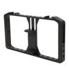 Manbily Phone Cage Grip Rig PD‑02 PRO 2 Metal Handheld Stabilizer Frame with Hot Shoe