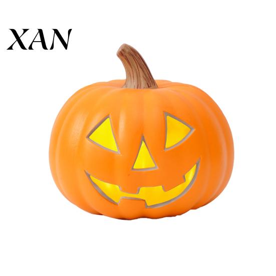 Reusable Pumpkin Lantern LED Battery-Powered Warm Light Halloween Safe Energy-saving Indoor Outdoor Decor Long-lasting