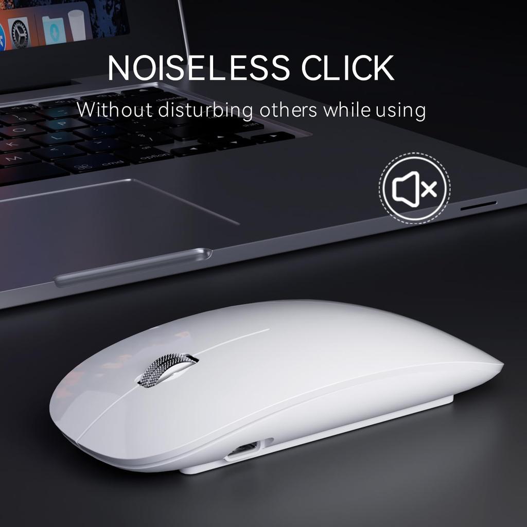 AmeToNana Amenana Wireless Mouse Bluetooth Mouse MouseMaster Silent Mouse Thin 65g Rechargeable Energy Saving High Precision Compatible with OS