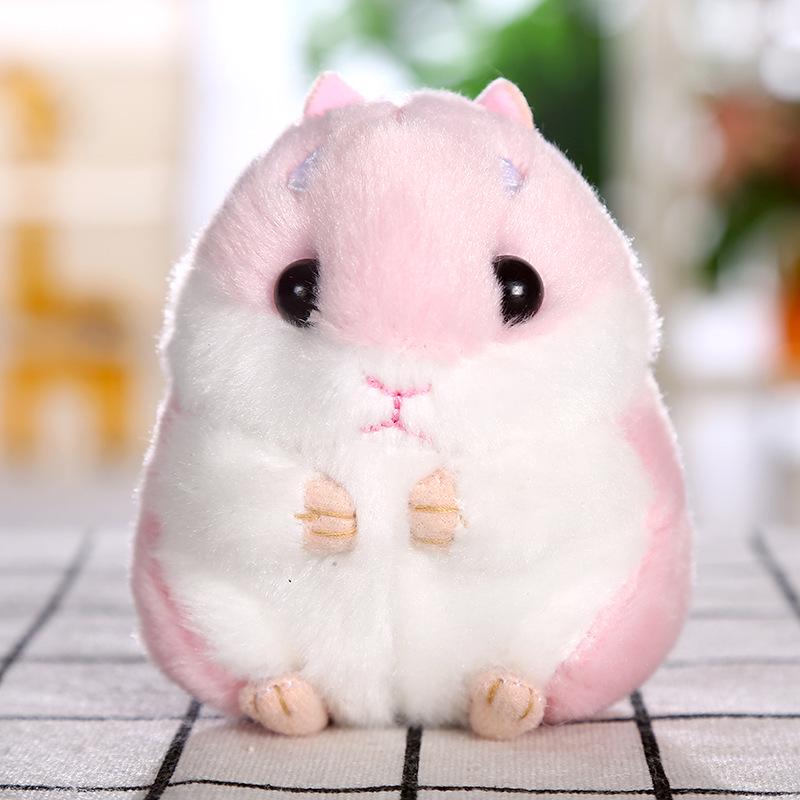 Niedlicher Hamster Plüsch Schlüsselanhänger Puppe - Kleiner Rucksackanhänger
