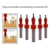 5 Pcs ( Blade Diameter 8mm) High Speed Steel Abrasion-resistant Woodworking