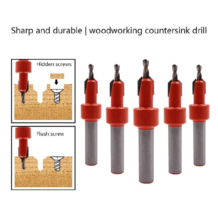 5 Pcs ( Blade Diameter 8mm) High Speed Steel Abrasion-resistant Woodworking