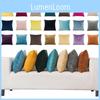 Super Soft 16" Velvet Plain Cushion Cover In Solid Colors For Stylish Home Decor
