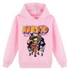 Japanese Anime Naruto Sweatshirt Casual Boys Girls Cotton Hoodies Cool Cartoon Hooded Sweatshirt Tops Kids Pullover Sportswear Tops