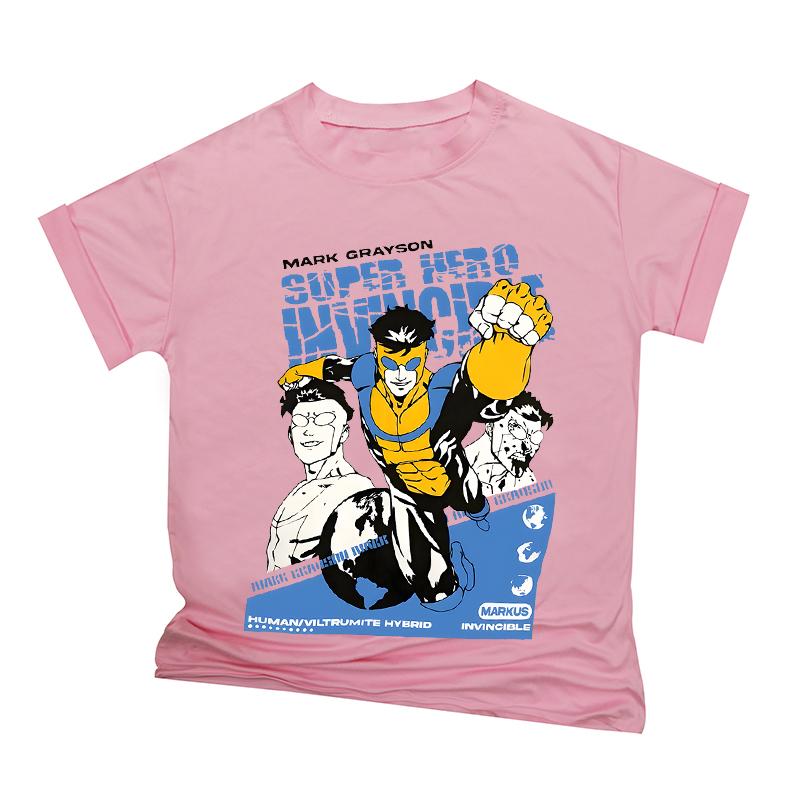 Invincible Universe Cartoon T-Shirt, Shirt Omni-Man Shirt, Graphic T Shirts, Oversized T Shirt, Men Clothing