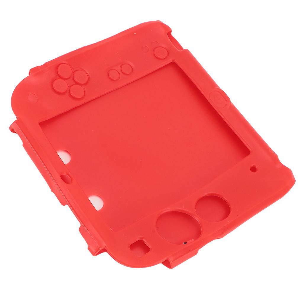 Handheld Game Console Silicone Cover for 2DS Soft Ive Case Scratch Resistant with Top Bottom Screen or