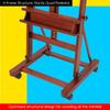 MEEDEN Easel Beech Wooden Large Easel Angle Adjustable Movable Vertical Storage Includes Storage Tray Supports Stretched Canvas Up To 236cm Sturdy and