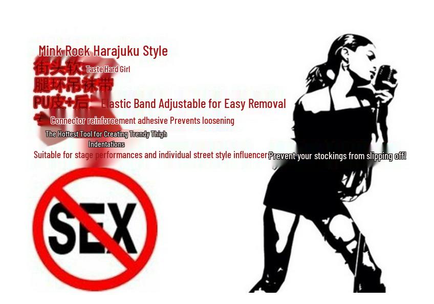 Punk Leather Waist Chain & Leg Ring Belt - European/American Style, Harajuku Couple's Trendy Accessory
