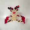 Christmas Dog Toys, Squeaky Dog Toy for Large Dogs, Cute Elk Plush Dog Toys with Crinkle Paper, Dog Chew Toys for Small Medium Breed