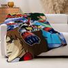 Adventure anime G Grendizer Blanket For Sofa Office Bed Plane Travel Sleep Read Relax Camping Soft And Warm
