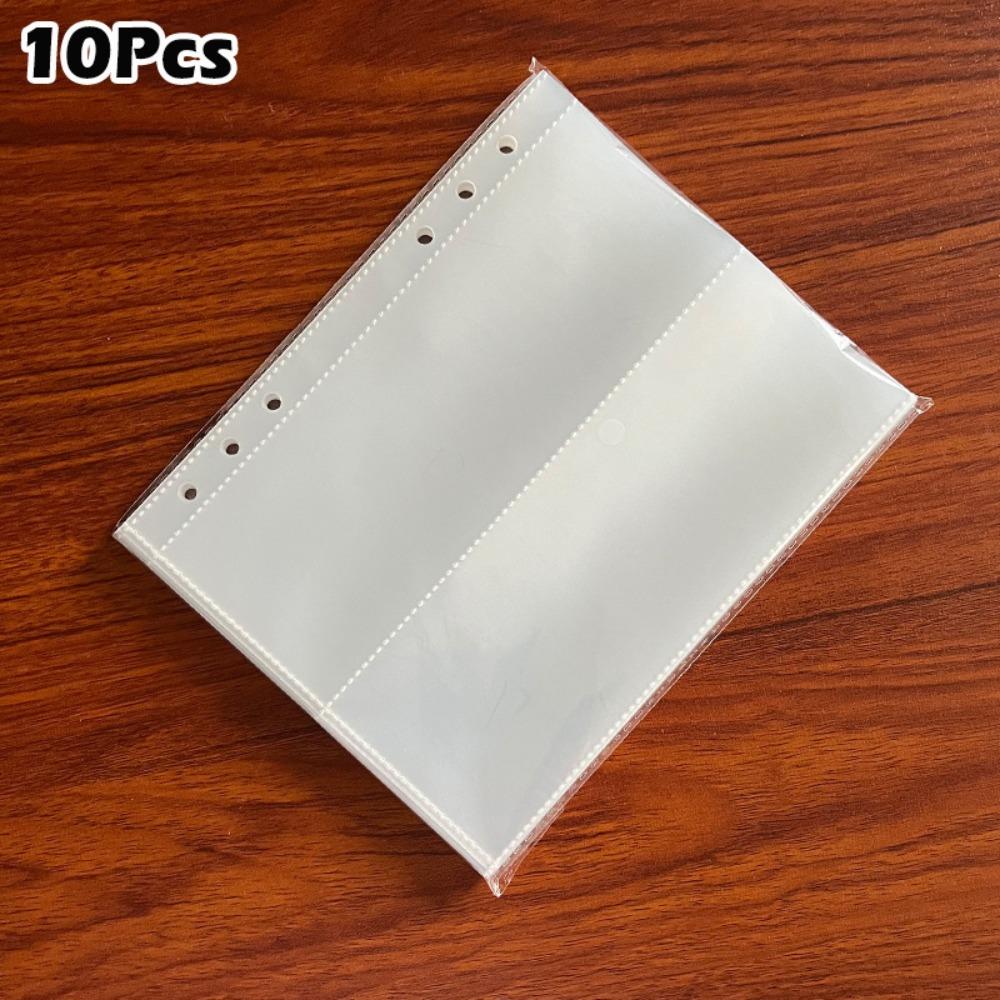 Inner Page Card Binder A5 Photocard Binder Sheets Transparent PP Acid Free Photo Album Refill Pages Photocard Holder