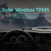 Tire Pressure Monitoring System - TPMS Tire Pressure Monitor System With Solar Charger, TPMS With 4 External Sensors & 5 Alarm Modes, LCD Real-Time