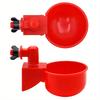 10Pcs Chicken Drinking Bowl Drinking Water Quail Poultry Automatic Water Dispenser Duck and Pigeon Free Range Chicken