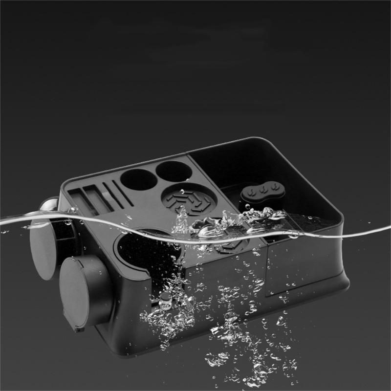 Multifuntional Tamper Station Practical Tamping Station Plastic Tamper Station Coffee Tool Suitable for Various Settings