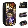 Murder Drones Pencil Case Creative Black Comedy Pen Bags Student Big Capacity Students School Cosmetic Pencilcases