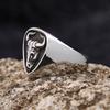 Vintage 316L Stainless Steel Bull Head Ring High Polish Spanish Matador Jewelry Gift For Men Women