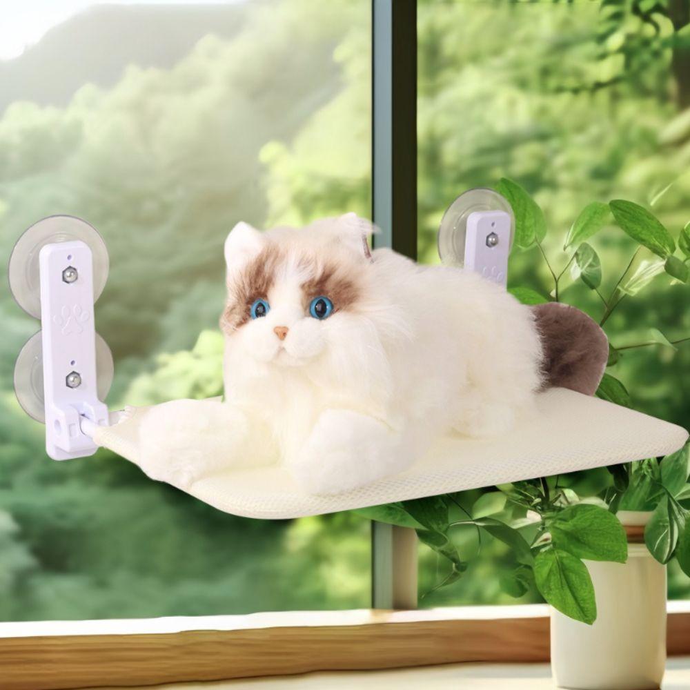 Breathable Suction Cup Cat Hammock Wall Mounted Suspended Cat Nest Windowsill