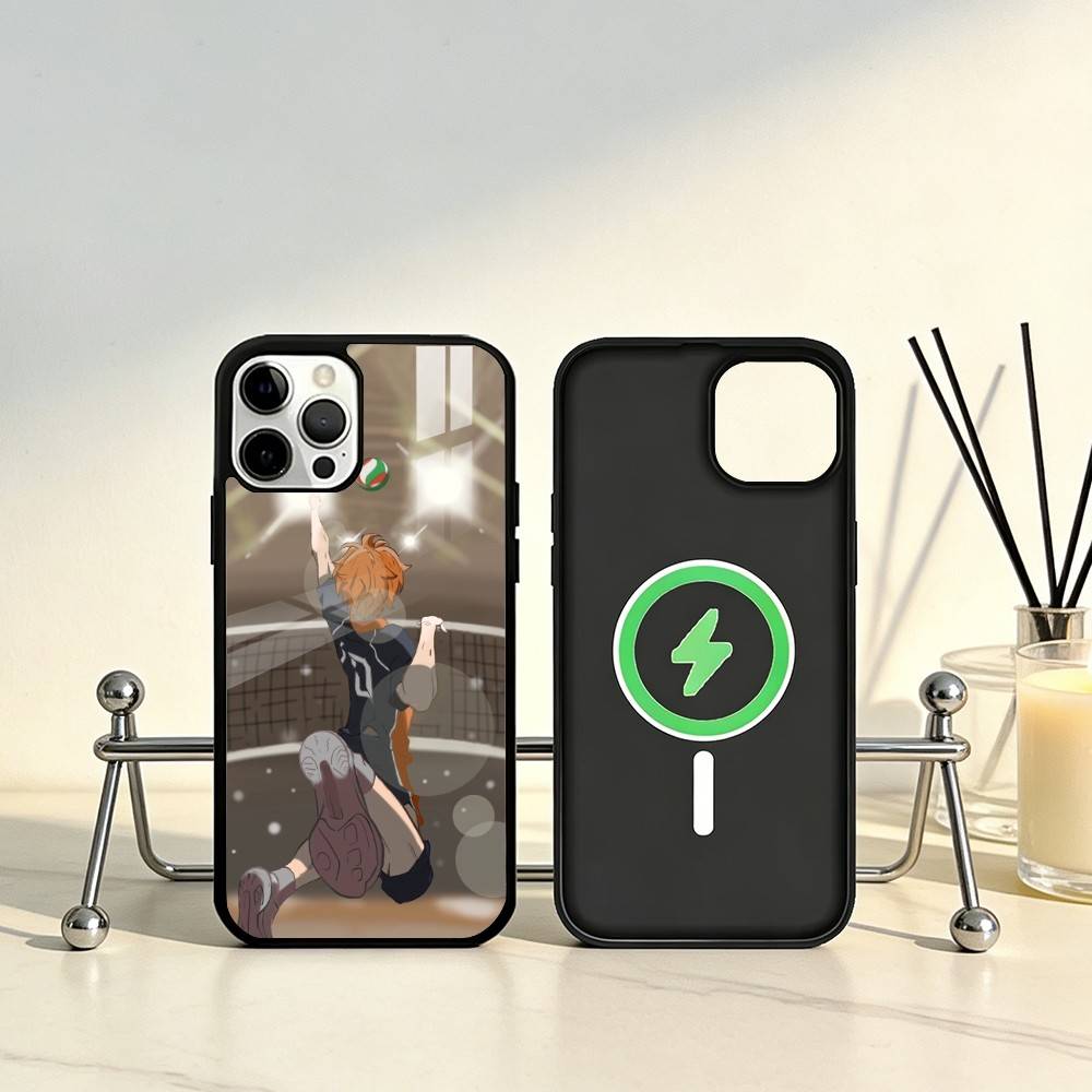 E-Epic Volleyball Haikyuu Phone Case For iPhone17,16,15,14,13,12,11 Plus,Pro Max Magnetic For Magsafe Wireless Charging