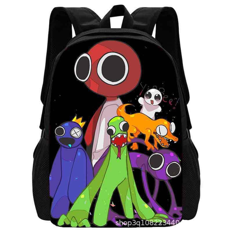 Kids Cartoon Backpack Elementary School Students Large Capacity Ergonomic Design Cotton Lining Oxford Fabric