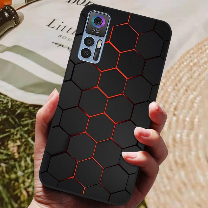 For TCL 30 Plus Case T676K T676J Cover Wolf Lion Shockproof Phone Cases For TCL 30 5G T776H Black Silicone For TCL30 30 Cover