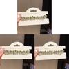 Geometric Zircon Oval Silver Womens Fashion Bracelet For Elegant Gift